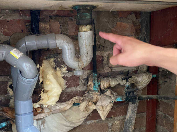 Water damage restoration process in MI